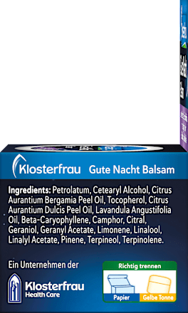 Gute Nacht Balsam KLOSTERFRAU