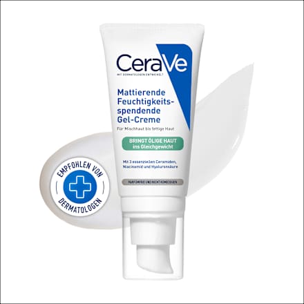 CeraVe Feuchtigkeitsspendende Gel-Creme mattierenend CeraVe