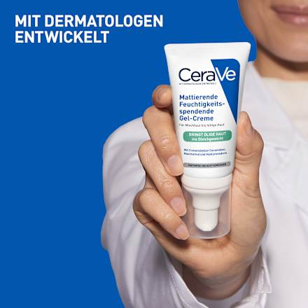 CeraVe Feuchtigkeitsspendende Gel-Creme mattierenend CeraVe