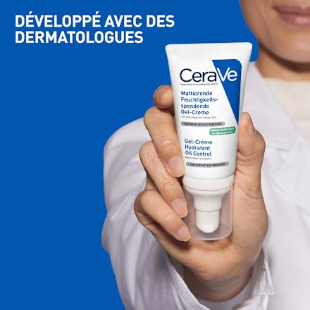 CeraVe Feuchtigkeitsspendende Gel-Creme mattierenend CeraVe