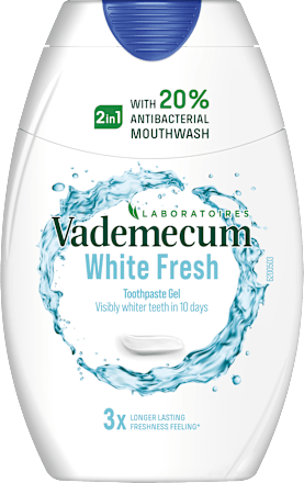 Pasta de dinți, gel 2in1 White Fresh Vademecum