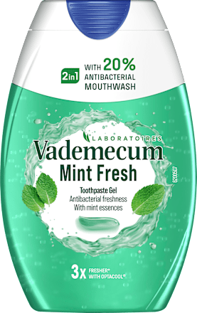 Pasta de dinți, gel 2in1 Mint Fresh Vademecum