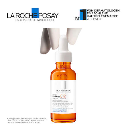 LA ROCHE-POSAY Pure Vitamin C12 Serum, Anti-Falten Serum Konzentrat LA ROCHE-POSAY