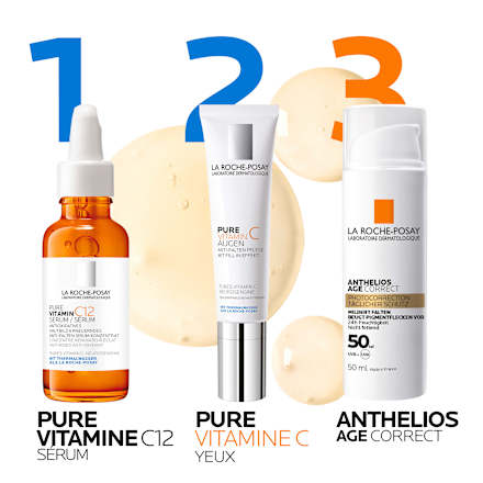 LA ROCHE-POSAY Pure Vitamin C12 Serum, Anti-Falten Serum Konzentrat LA ROCHE-POSAY