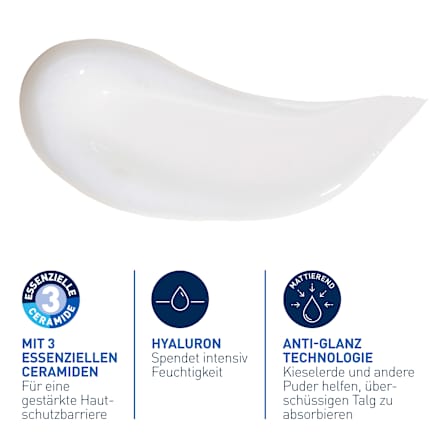 CeraVe Feuchtigkeitsspendende Gel-Creme mattierenend CeraVe