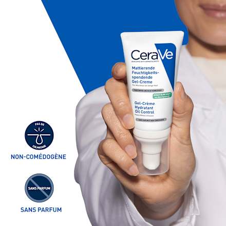 CeraVe Feuchtigkeitsspendende Gel-Creme mattierenend CeraVe