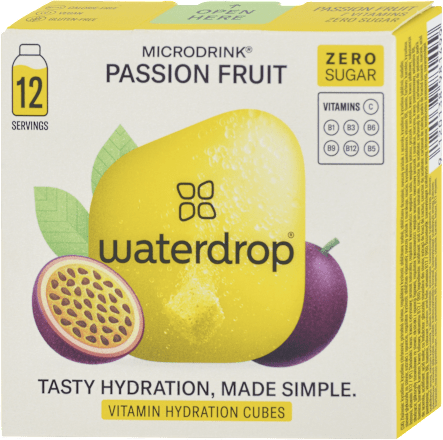 Šumivé kocky Microdrink Passion Fruit waterdrop