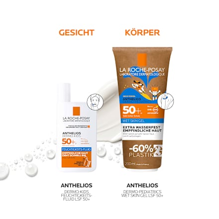 LA ROCHE-POSAY Anthelios Dermo-Pediatrics Wet Skin Gel Wasserfest LSF 50+ LA ROCHE-POSAY