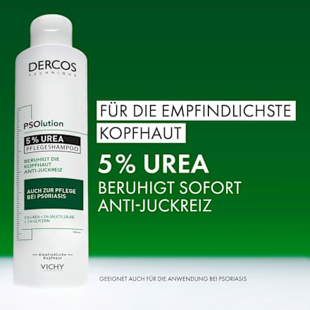 VICHY DERCOS PSOlution beruhigendes Shampoo gegen Schuppenflechte 5% Urea VICHY LABORATOIRES