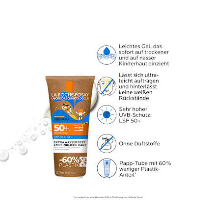 LA ROCHE-POSAY Anthelios Dermo-Pediatrics Wet Skin Gel Wasserfest LSF 50+ LA ROCHE-POSAY
