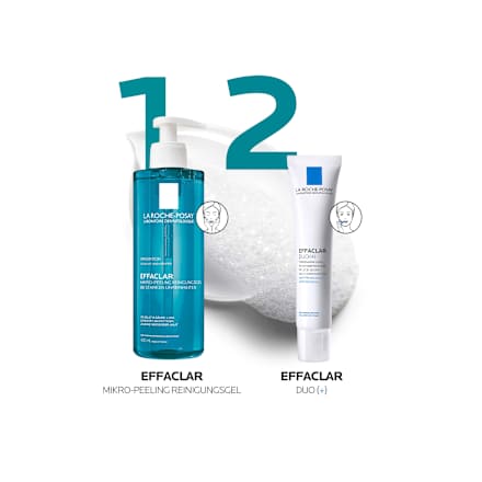 LA ROCHE-POSAY Effaclar Mikro-Peeling Reinigungsgel stark unreine Haut LA ROCHE-POSAY