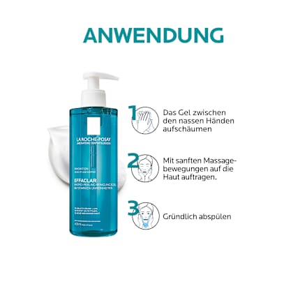 LA ROCHE-POSAY Effaclar Mikro-Peeling Reinigungsgel stark unreine Haut LA ROCHE-POSAY