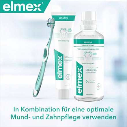 Zahnpasta Sensitive Doppelpack (2 x 75 ml) elmex