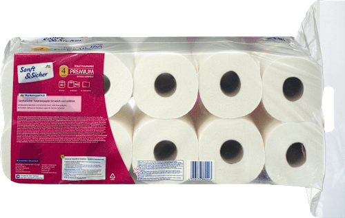 Toilettenpapier Premium 4-lagig Sanft&Sicher