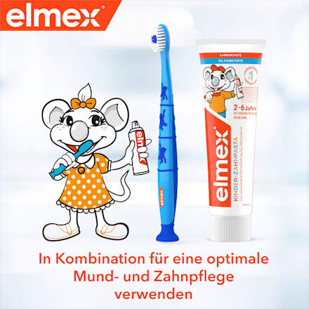 Zahnpasta Kinder, 2-6 Jahren, Reisegröße elmex