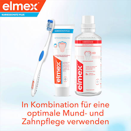Zahnpasta Kariesschutz Plus, Intensivreinigung elmex