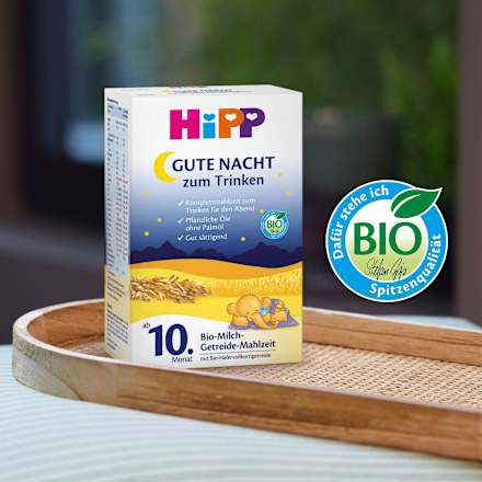 Getreidebrei Gute Nacht mit Milch ab dem 10.Monat HiPP
