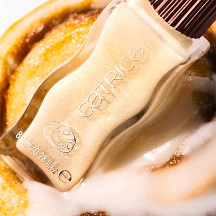 Lipgloss Autumn Delights Sweet Treat Lip Glaze C01 Tasty Cinnamon Bun CATRICE