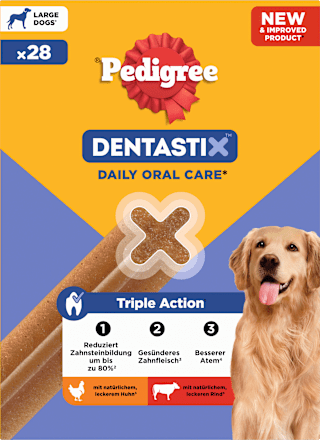 Hunde Kausnack Dentastix Zahnpflege für große Hunde Pedigree