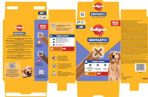 Hunde Kausnack Dentastix Zahnpflege für große Hunde Pedigree