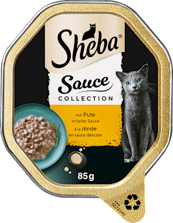 Nassfutter Katze Sauce Collection mit Pute Sheba