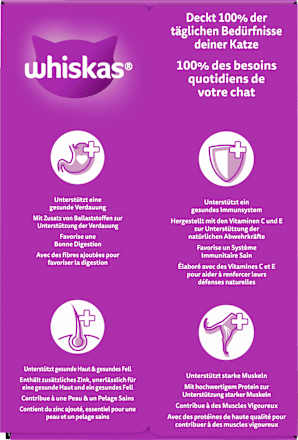 Nassfutter Katze 1+ Geflügelauswahl Whiskas