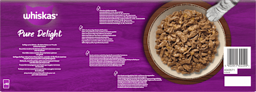 Nassfutter Katze Pure Delight Geflügel-Ragout Mega Pack Whiskas