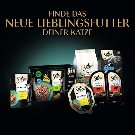 Nassfutter Katze Classics Pastete mit Kalb und Huhn Sheba
