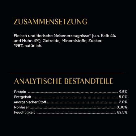 Nassfutter Katze Classics Pastete mit Kalb und Huhn Sheba
