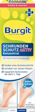 Fußcreme Schrunden Schutz Aktiv Burgit