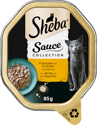 Nassfutter Katze Sauce Collection Frikassee mit Truthahn Sheba