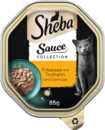 Nassfutter Katze Sauce Collection Frikassee mit Truthahn Sheba