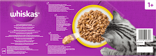 Nassfutter Katze 1+ Geflügelauswahl Mega Pack Whiskas