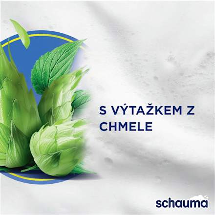 šampon pro muže s chmelovým extraktem schauma