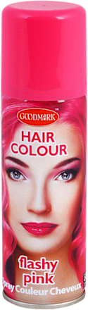 barevný sprej na vlasy růžový nice cosmetics