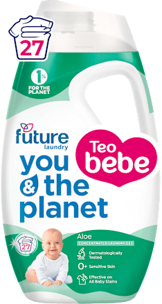 Гел за пране с алое, 27 пранета future Teo bebe