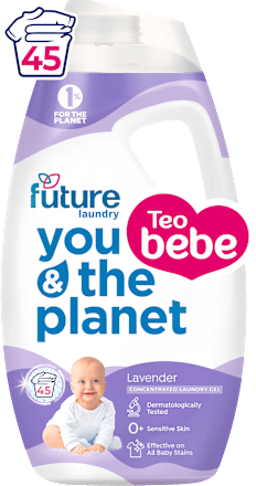 Гел за пране с лавандулов аромат, 45 пранета future Teo bebe