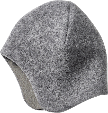 Mütze mit Bio-Wolle, grau, Gr. 52/53
 ALANA