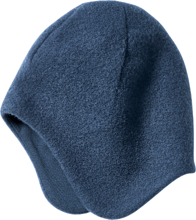 Mütze mit Bio-Wolle, blau, Gr. 52/53
 ALANA