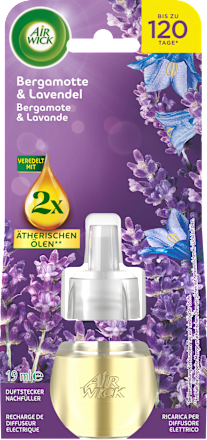Lufterfrischer Duftstecker Bergamotte & Lavendel Nachfüllpack AIR WICK