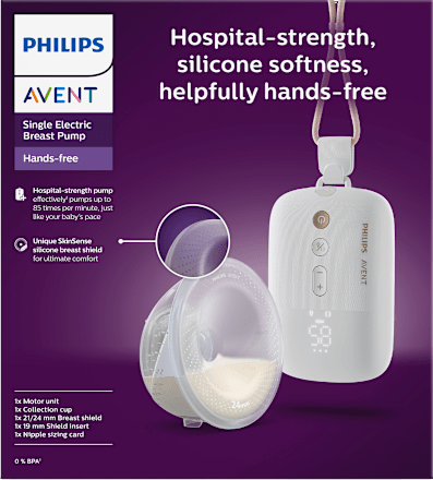 Elektrická odsávačka materského mlieka Hands-Free PHILIPS AVENT