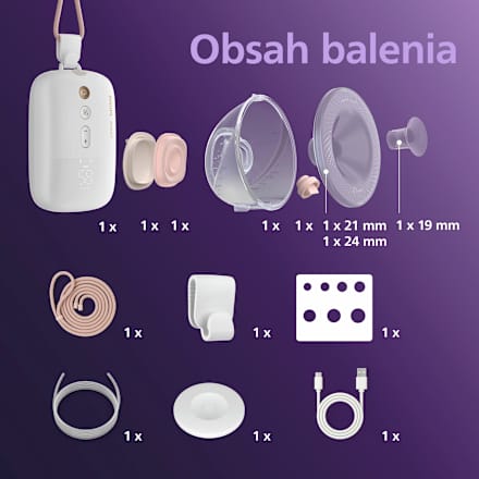 Elektrická odsávačka materského mlieka Hands-Free PHILIPS AVENT