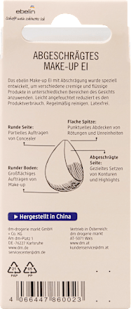 Make-up Schwamm Präzision Abgeschrägt sortiert ebelin