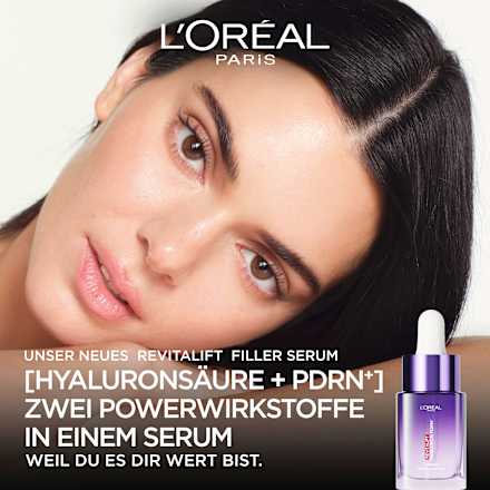 Anti-Falten Serum Revitalift Hyaluron PDRN+ aufpolsternd L'ORÉAL PARiS REVITALIFT