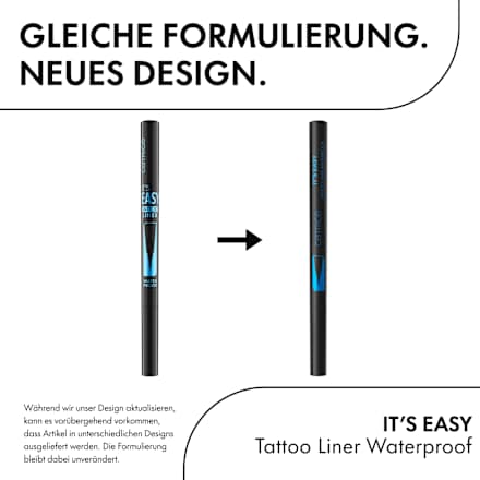 Eyeliner It's Easy Tattoo Waterproof 010 Black CATRICE