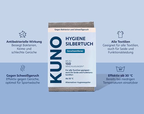 Hygiene-Silbertuch für 150 WL Kuno