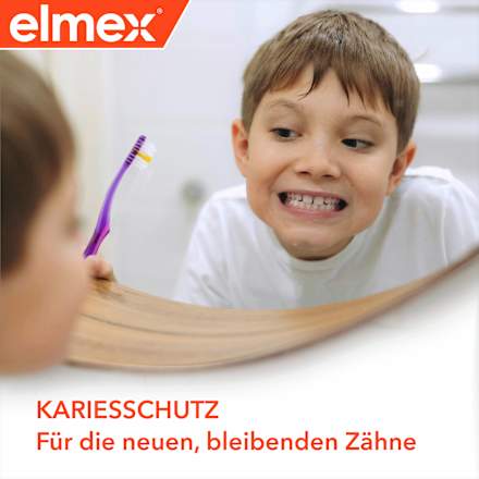 Zahnpasta Kinder Junior, 6-12 Jahren, Reisegröße elmex