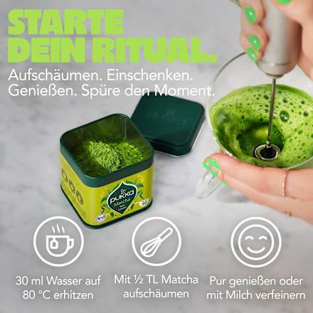 Grüner Tee Matcha, Tulsi Lemon pukka