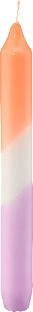 Stabkerze gedippt lila/orange Profissimo