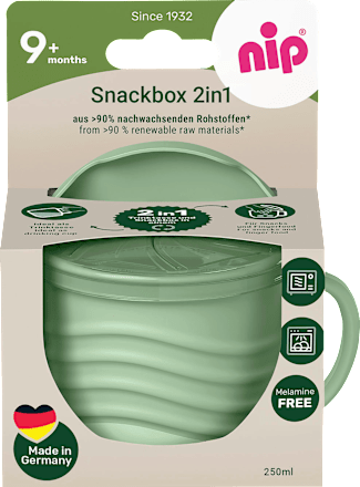 Snackbox 2in1 grün Nip